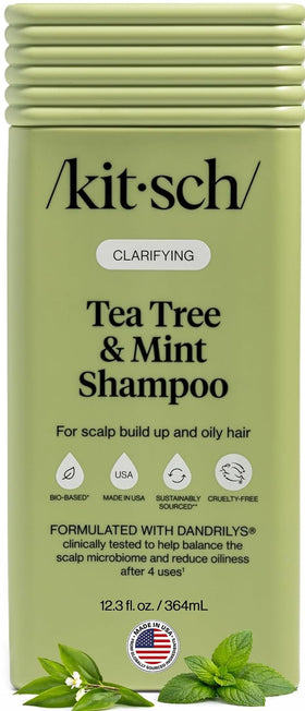 Kitsch Tea Tree & Mint Shampoo 12.3 oz front view