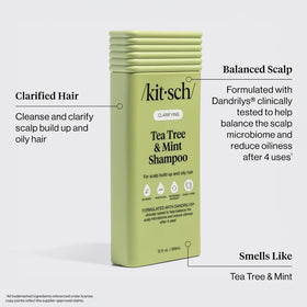 Kitsch Tea Tree & Mint Shampoo 12.3 oz side view