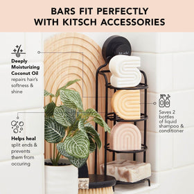 Kitsch Tea Tree Shampoo Bar and Coconut Oil Conditioner Bar set