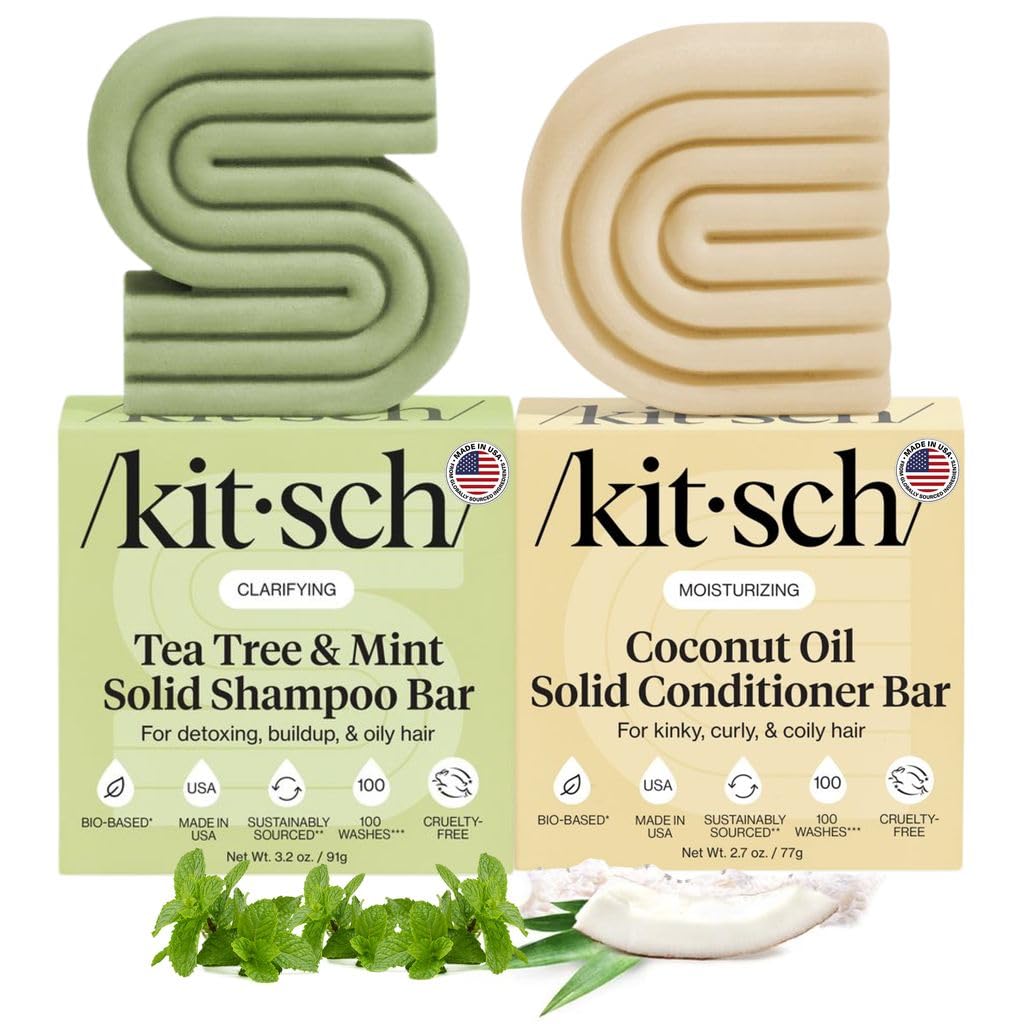 Kitsch Tea Tree Shampoo Bar front view