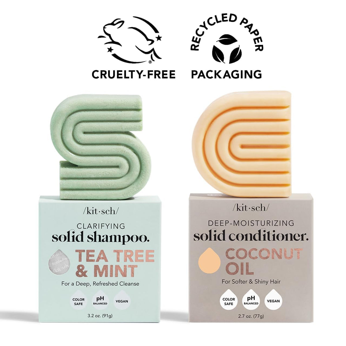 Kitsch Tea Tree Shampoo Bar packaging