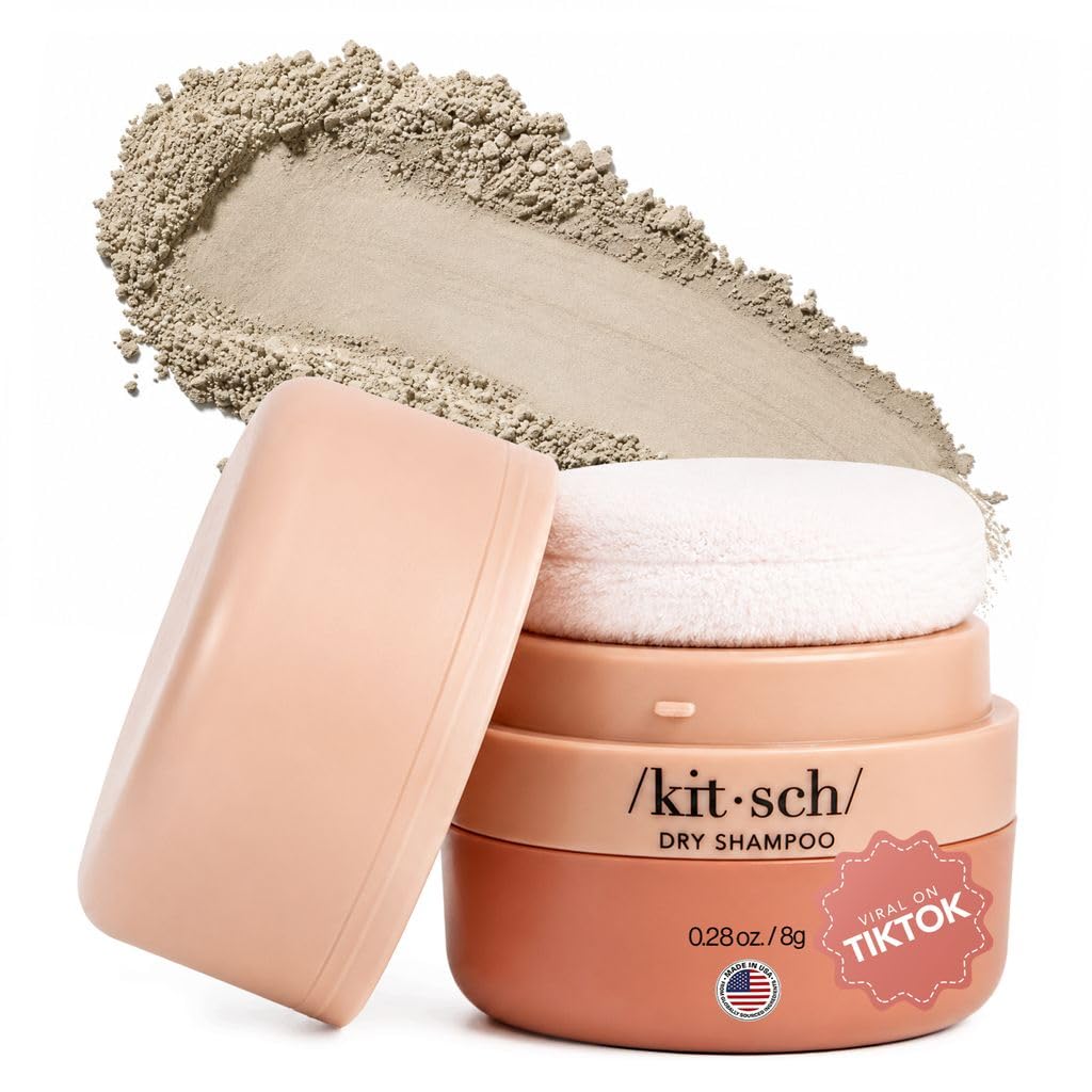 Kitsch Volumizing Dry Shampoo Powder Puff front view