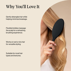 Kitsch Wet Dry Brush Detangler back view