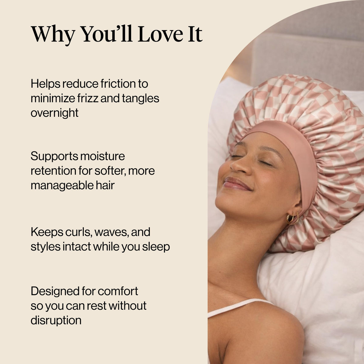 Kitsch XL Satin Bonnet in packaging
