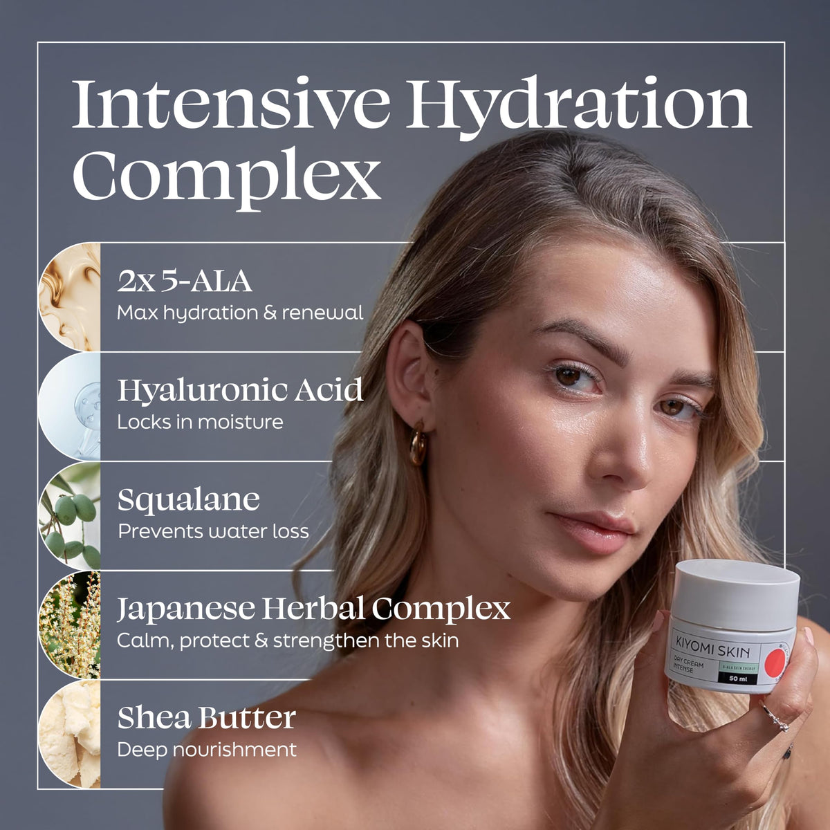Kiyomi Skin Day Cream Intense ingredients list