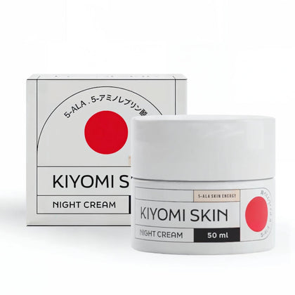 Kiyomi Skin Night Cream 1.7 Fl Oz front view in Italian glass jar