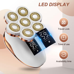 KIZUKI 7D Rotary Shaver with flexible heads
