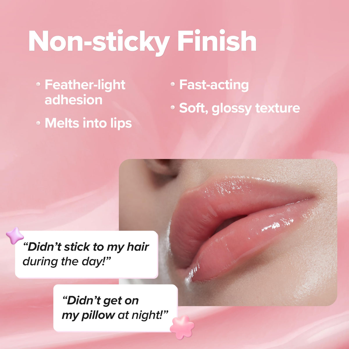 KLAVUU Coconut Lip Sleeping Mask lifestyle scene with a nightstand