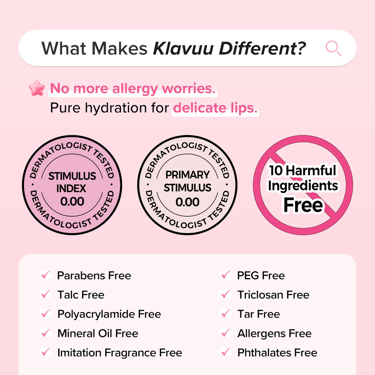 KLAVUU Coconut Lip Sleeping Mask open jar showing product