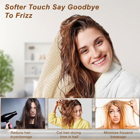 Kldnkig Microfiber Hair Drying Towel Wrap in use during a facial