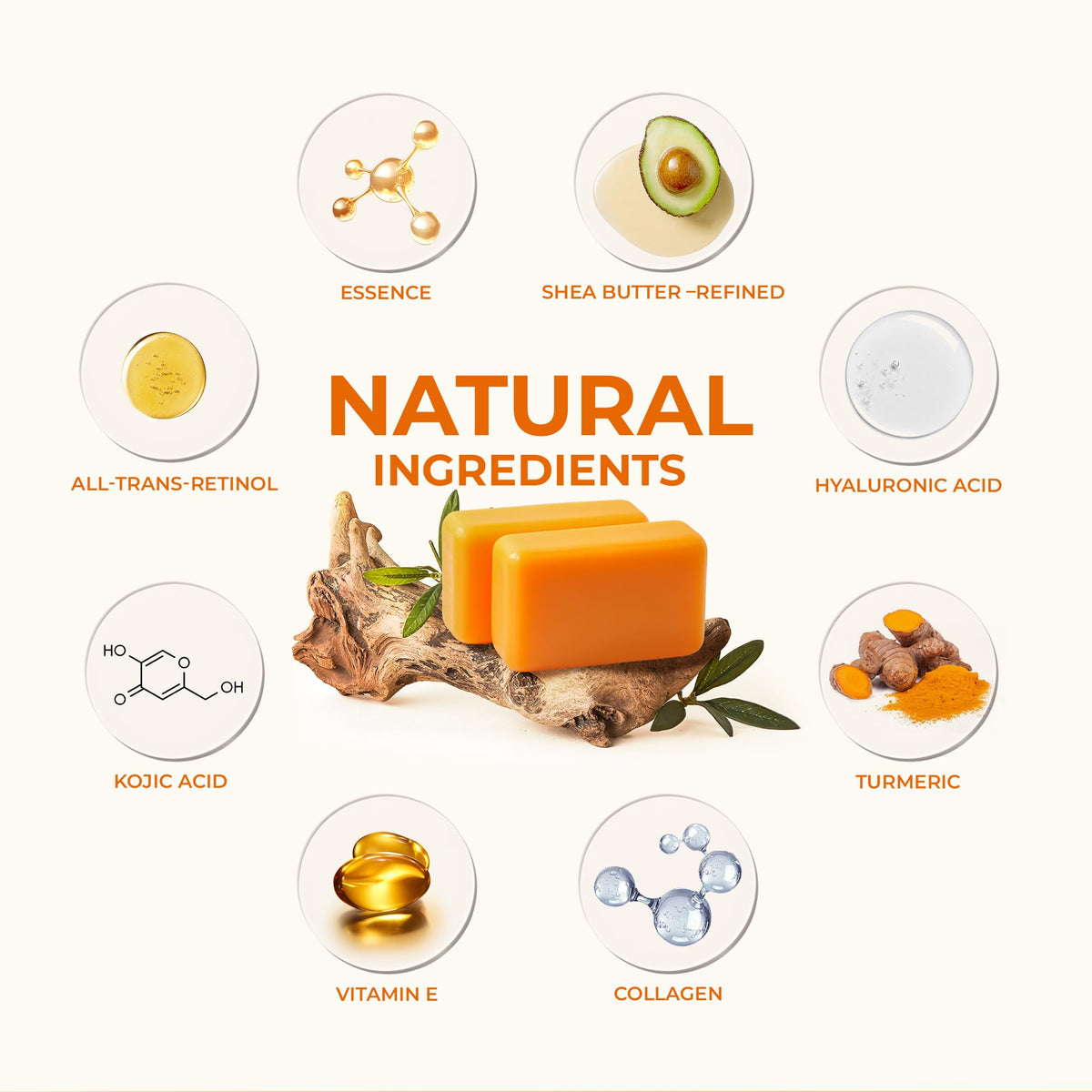 KlearBloom Kojic Acid Soap Bar with natural ingredients