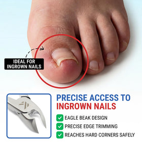 KLIPP Toenail Clippers in packaging with product details