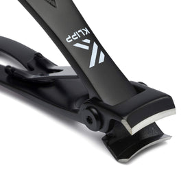 KLIPP toenail clippers side view showing stainless-steel blades