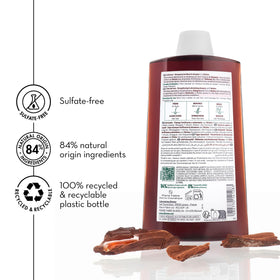 Klorane Thickening Shampoo with Quinine in hand
