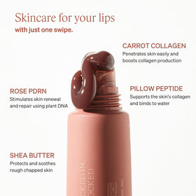 KNEMO LipLock Vegan Lip Balm & Serum texture close-up