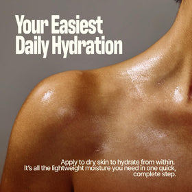 Knock Melt-In Body Toner Pistachio back view with ingredients