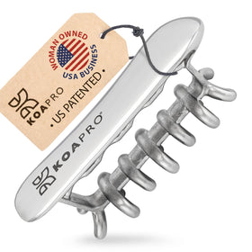 KOA KOAPRO Face Gua Sha Tool stainless steel front view