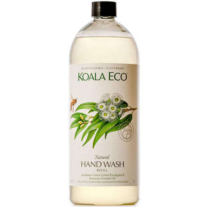 Koala Eco Hand Wash Refill 34oz bottle with lemon eucalyptus and rosemary scent