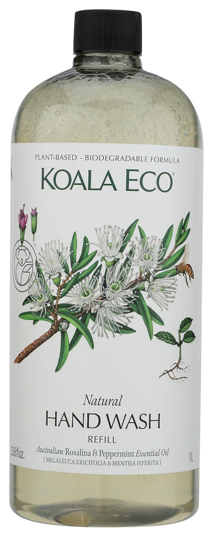Koala Eco Hand Wash Refill 34oz in Rosalina & Peppermint scent