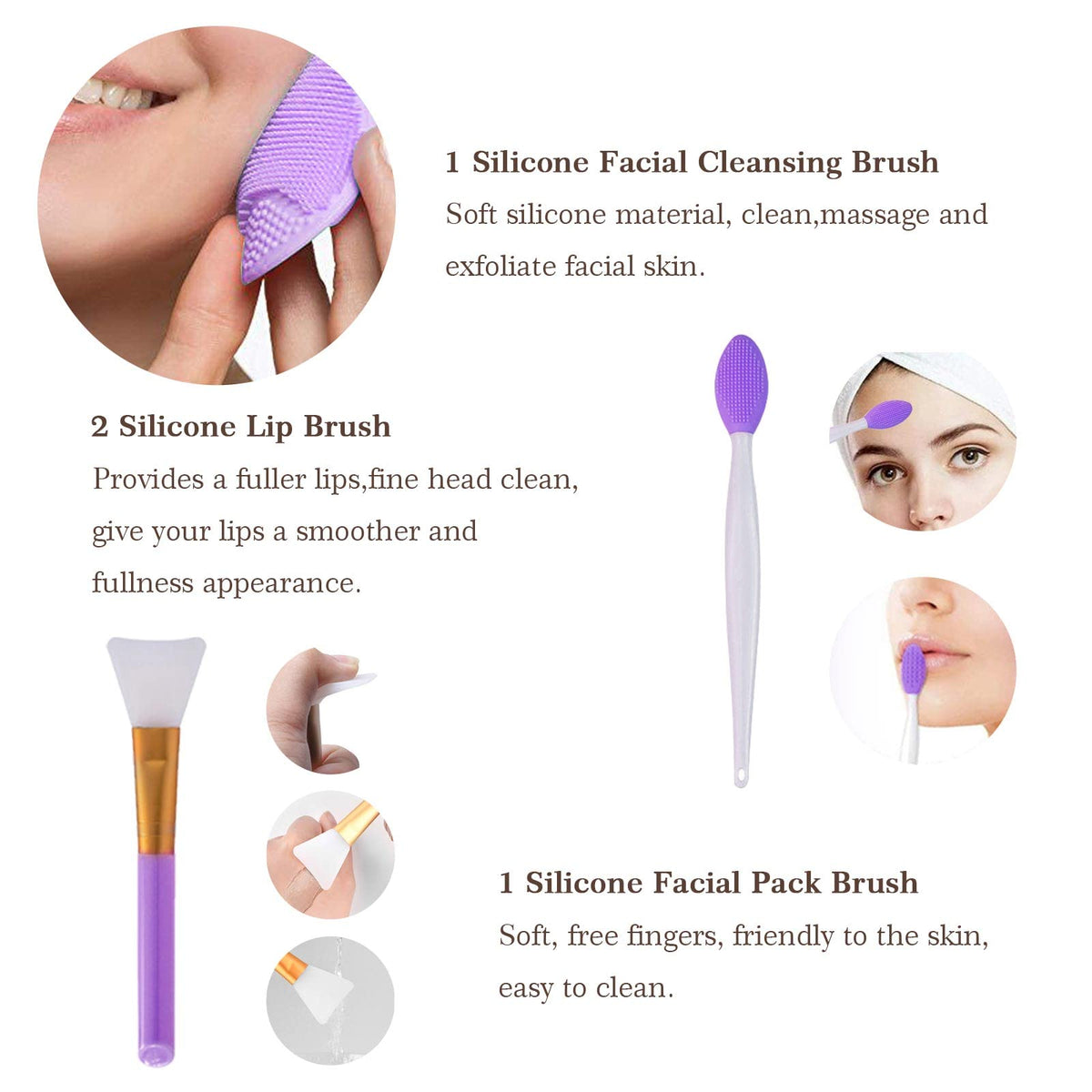 Koccido Makeup Brushes sponge egg set
