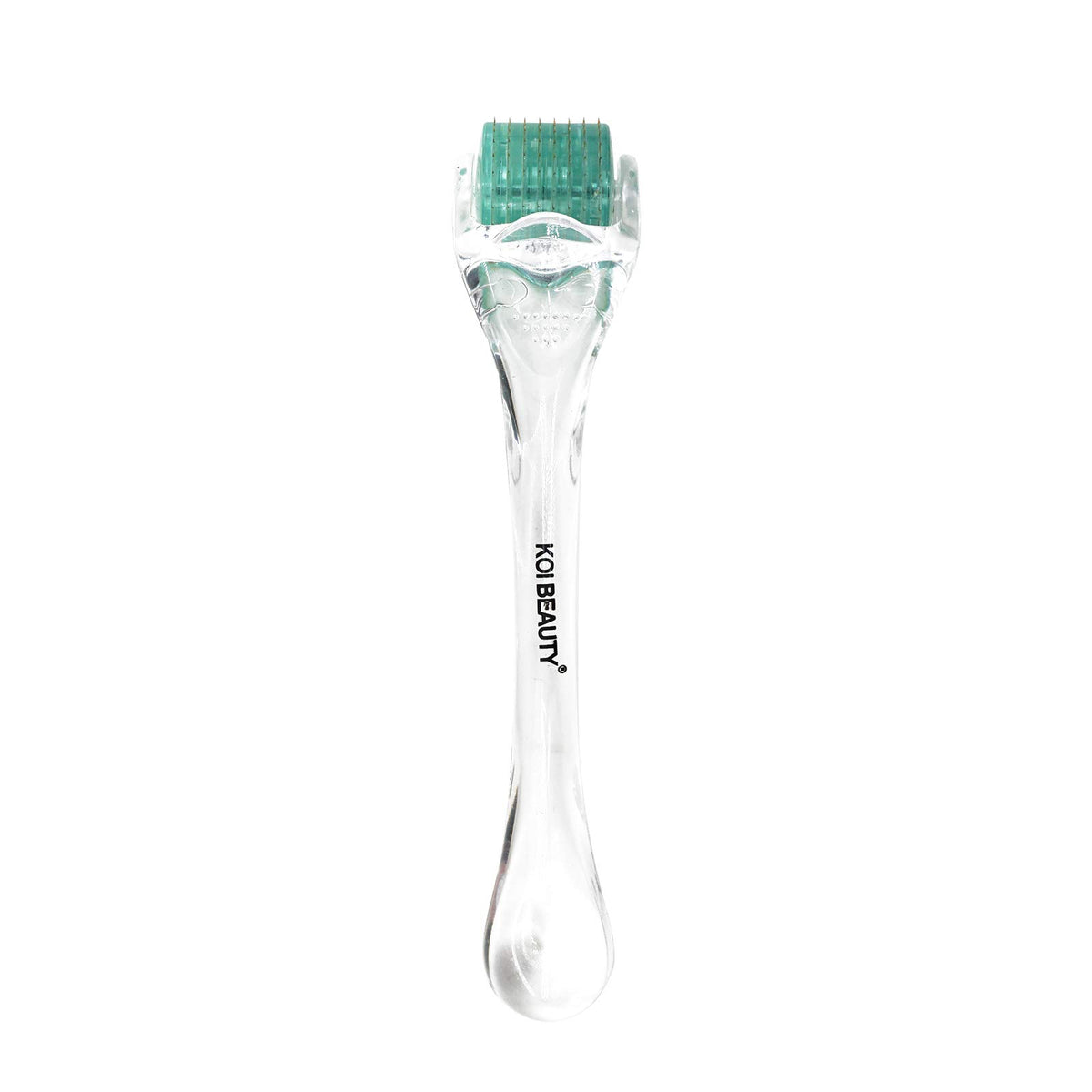 Koi Beauty Derma Roller front view with titanium microneedles