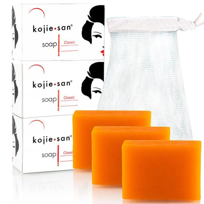 Kojie San Skin Brightening Soap 100g bar front view