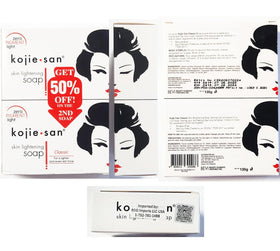 Kojie San Skin Brightening Soap 135g with coconut and tea tree oil