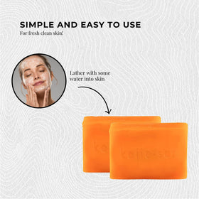 Kojie San Soap back view with ingredient list