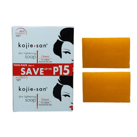 Kojie San Soap ingredients list on packaging