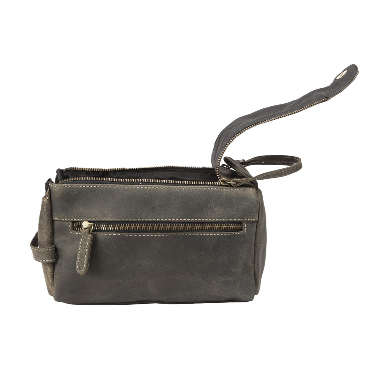 KomalC Toiletry Bag compact dimensions displayed