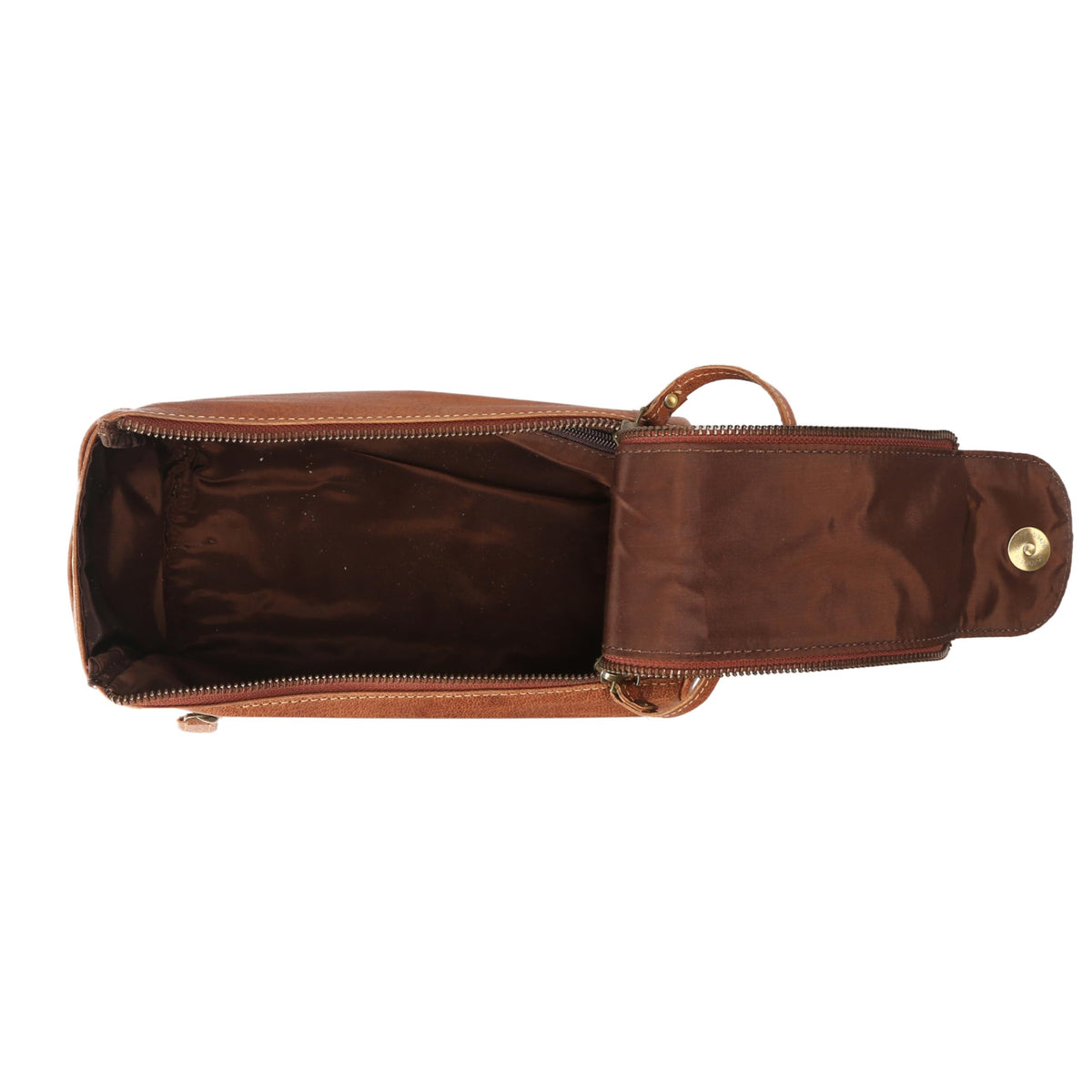 KomalC Toiletry Bag with toiletries organized inside