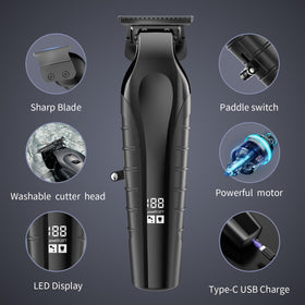 KOMINGDON Beard Trimmer Kit showing adjustable guide combs
