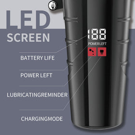 KOMINGDON Beard Trimmer Kit side view showing ceramic blades