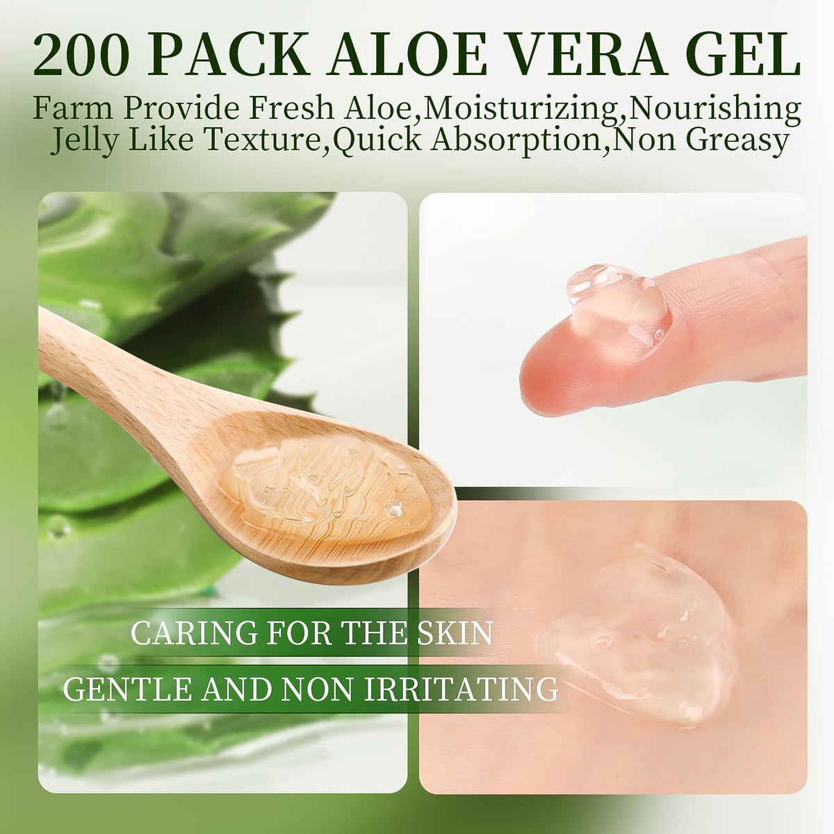 KONEUK Aloe Vera Gel 200 Pack in a travel bag