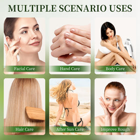 KONEUK Aloe Vera Gel 200 Pack with hands applying gel