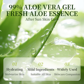 KONEUK Aloe Vera Gel application on skin