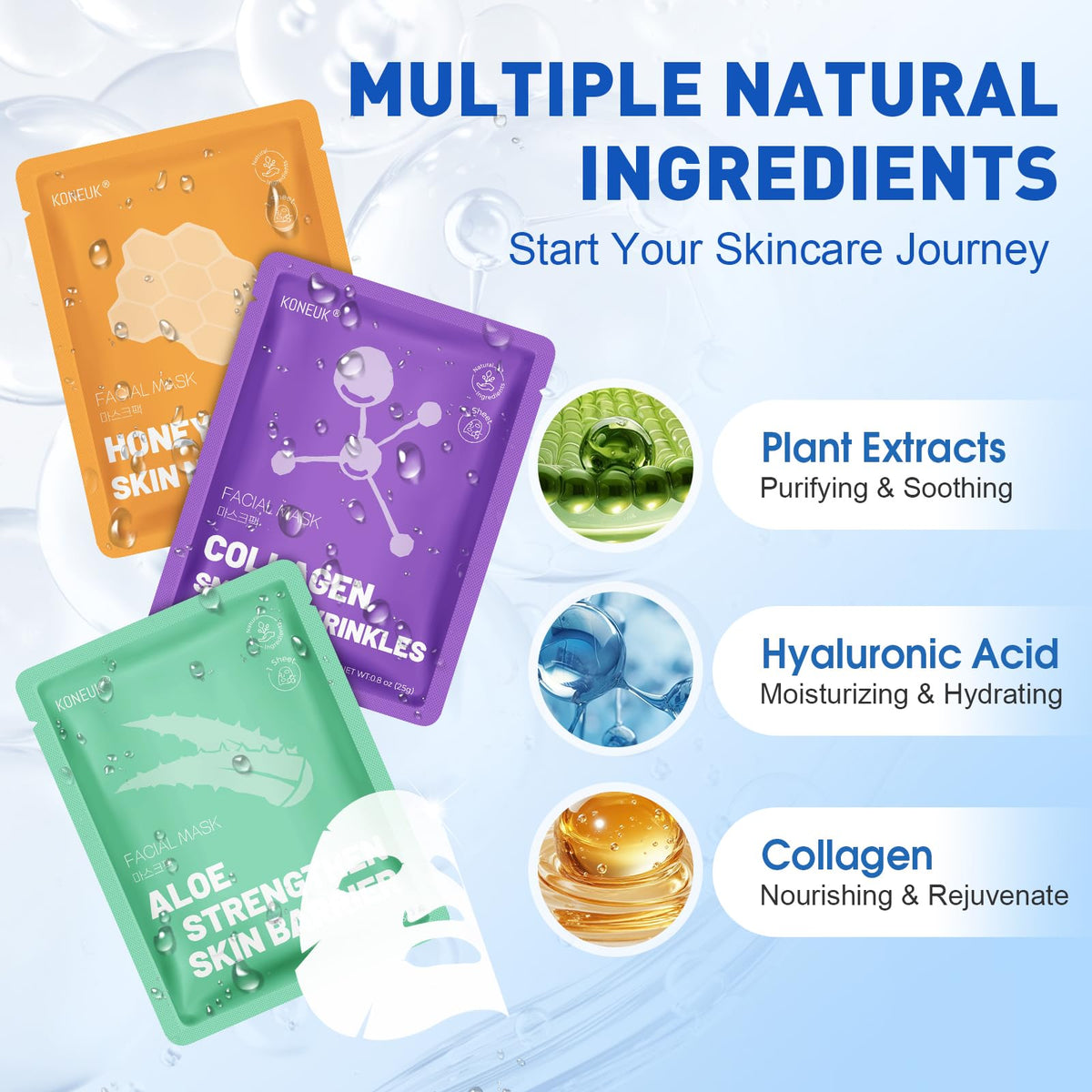KONEUK Collagen Face Mask honey variant