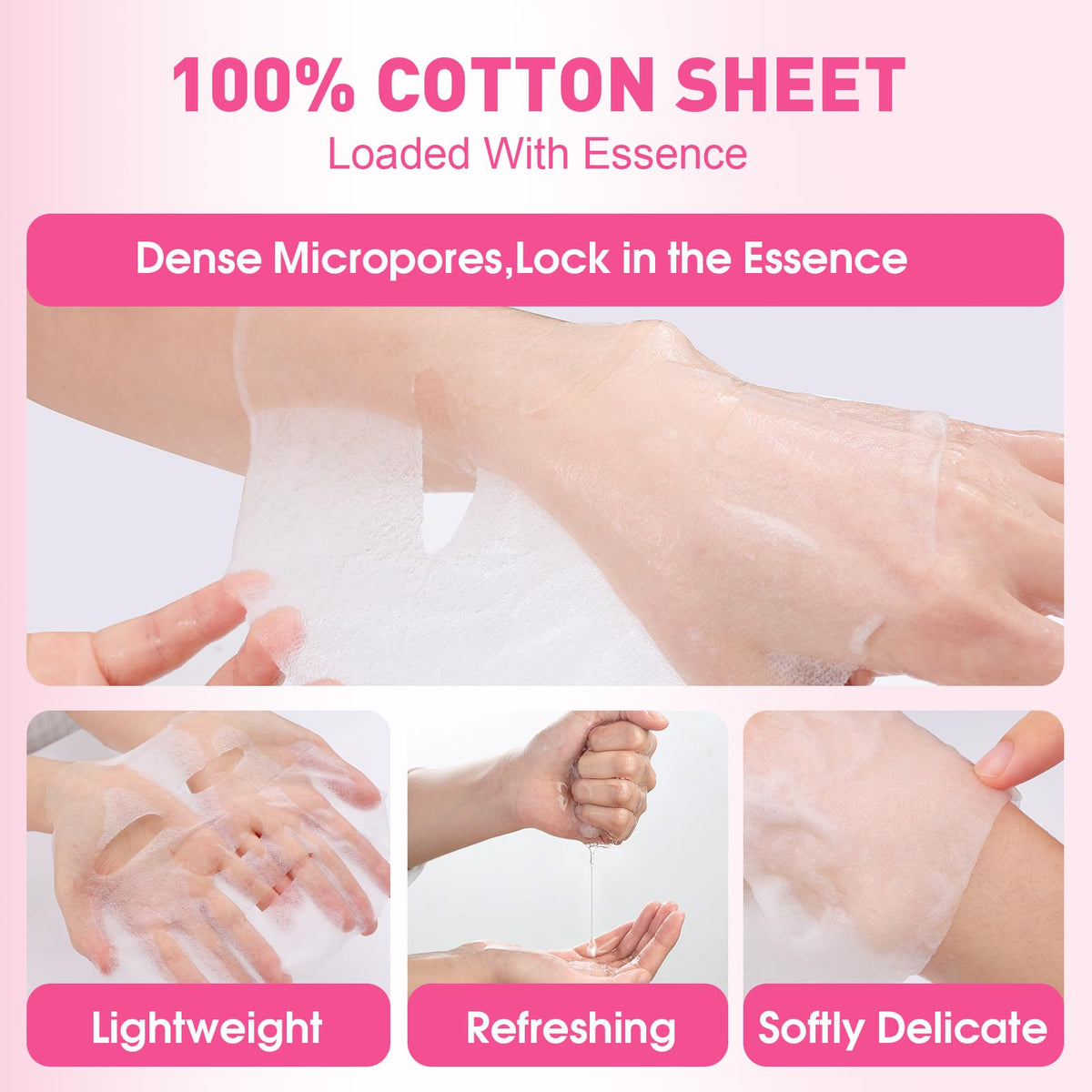 KONEUK grapefruit face mask in use on a woman's face