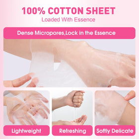 KONEUK grapefruit face mask in use on a woman's face