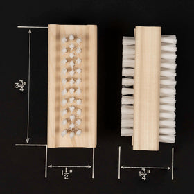 KONEX nail brush with stiff bristles close-up