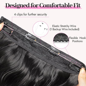 KooKaStyle hair extensions displayed with clips and wires