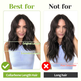 KooKaStyle hair extensions in a styled hairdo