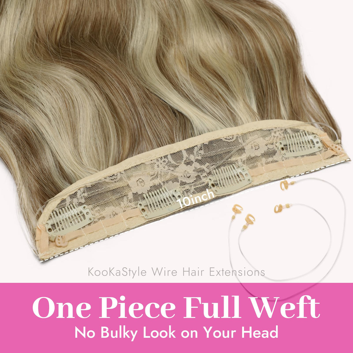 KooKaStyle hair extensions in packaging
