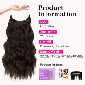 KooKaStyle hair extensions packaging and contents