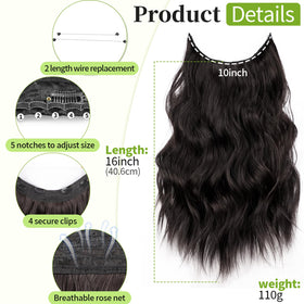 KooKaStyle hair extensions packaging with product details