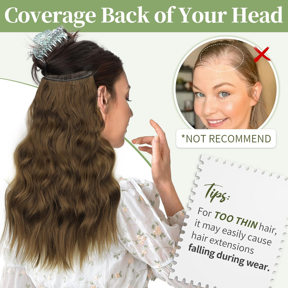 KooKaStyle hair extensions packaging with product details