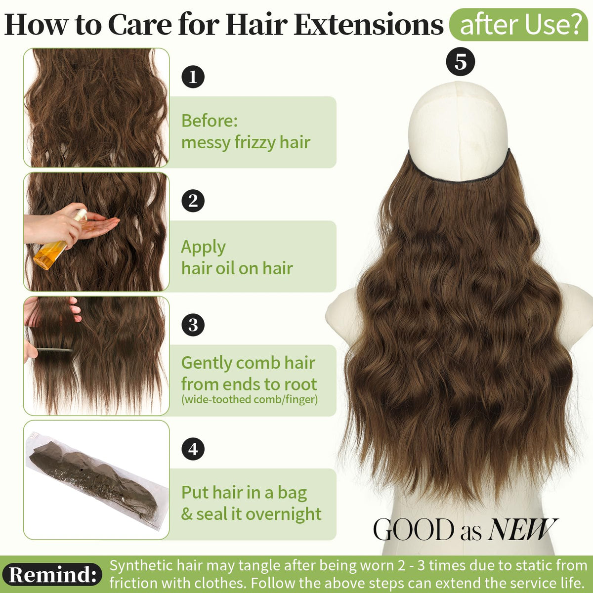 KooKaStyle hair extensions showcasing natural wave texture