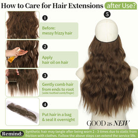 KooKaStyle hair extensions showcasing natural wave texture