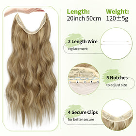 KooKaStyle hair extensions showing clips and wire details