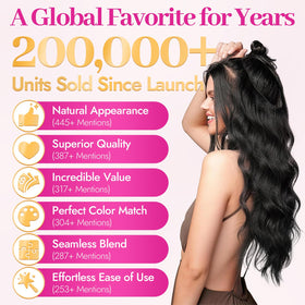KooKaStyle hair extensions with care tips on packaging